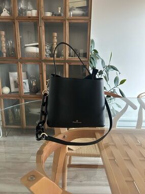 Chiara Ferretti Leather Bucket Bag